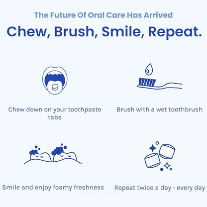 Vital Toothpaste Tabs with Nano-Hydroxyapatite | Berry Blast | Remineralizes Teeth | Kids Love It! | Fluoride Free | Plastic Free & Eco Friendly | Travel & TSA Approved | 248 Tablets (4 Months)