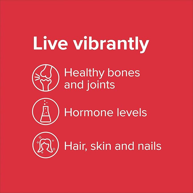 Vibrant Health, Boron, Vegetarian Support for Joint and Bone Health, 60 Capsules