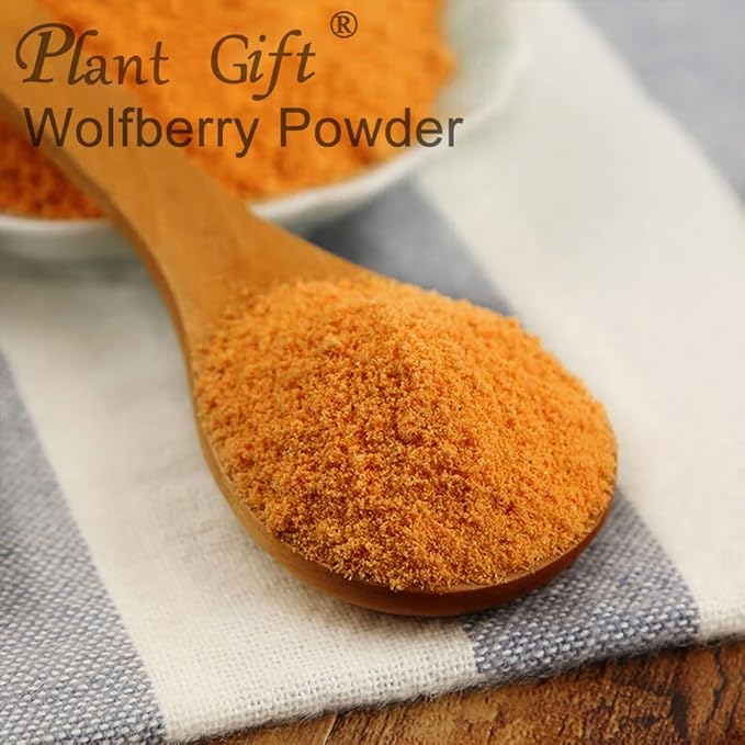 100% Wolfberry Powder 100g/3.52oz 枸杞粉 Goji Flour, Goji Berry Powder For Smoothies, Shakes, Baking & Drinks,| Free from Preservatives