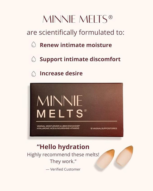 – Vaginal Moisturizer & Lubrication Suppositories – Hyaluronic Acid & Vitamin-Enriched Intimacy Support – Hydration & Comfort for Hormonal Balance, Perimenopause & Postpartum Wellness