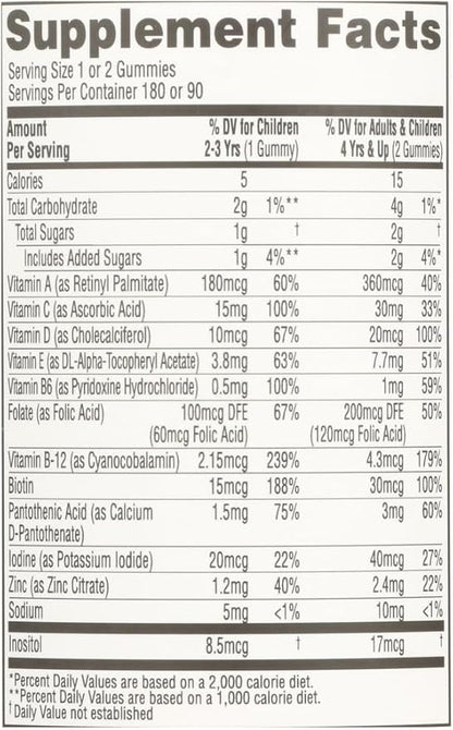 365 by Whole Foods Market, Children's Gummy Multivitamin 180 Count, 180 Count
