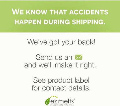 EZ Melts Dissolvable Vitamin B6 50 mg, Sugar-Free, 1-Month Supply