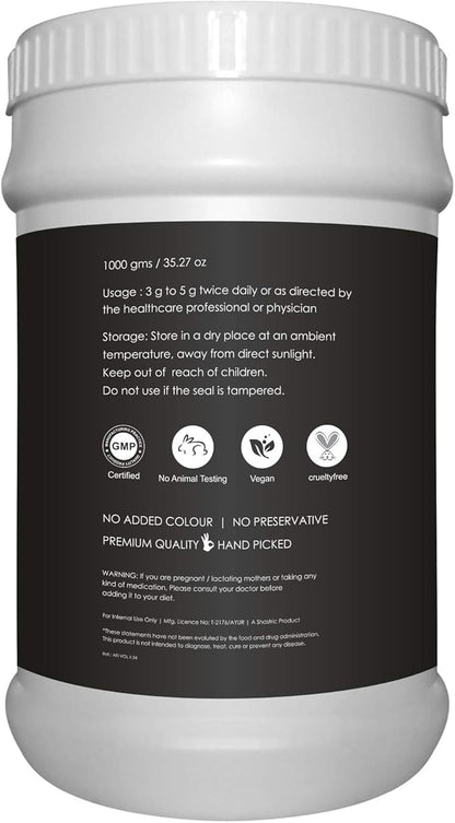 35.27 Ounce Arjuna Powder, Terminalia Arjuna Bark Supplement, Polvo de corteza de Arjuna, No Preservatives, Vegan and GMP Certified- 35.27 Ounce (Pack of 1)