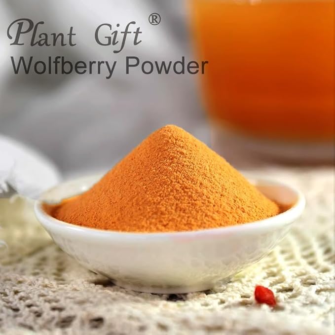 100% Wolfberry Powder 100g/3.52oz 枸杞粉 Goji Flour, Goji Berry Powder For Smoothies, Shakes, Baking & Drinks,| Free from Preservatives