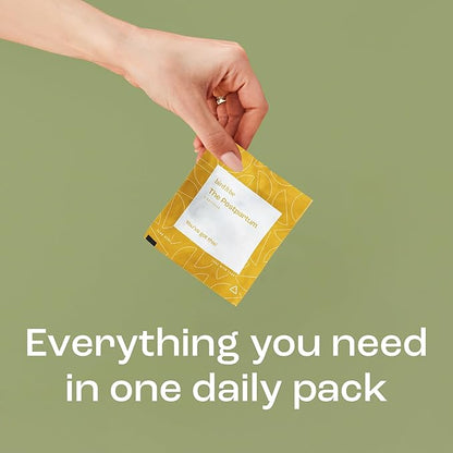 The Postpartum - Vitamins to Fuel Your Fourth Trimester - Formulated by Doctors with Nutrients to Support Hormones& Recovery - DHA (Omega-3), Iron, Choline, B12-30-Day Supply (HSA/FSA Eligible)