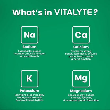 Vitalyte Electrolyte Powder Drink Mix, Isotonic Electrolyte Hydration Mix, Case Pack (6 Pack, Watermelon)