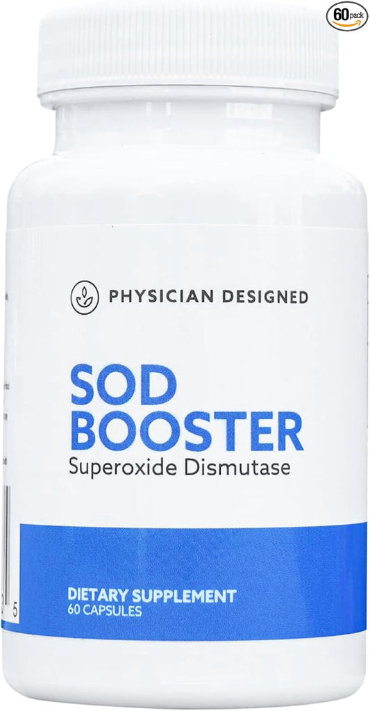 Physician Designed VARS SOD Booster - Superoxide Dismutase Supplement | SOD Supplement | 60 Capsules | Best Antioxidant Supplements