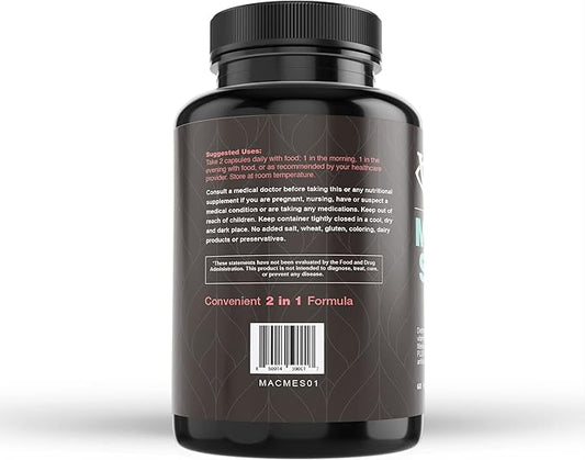 Visual Advantage® Macular Support + Meso-Z – Blue Light Eye Vitamin with Triple Antioxidants for Advanced Protection Against Digital Screens (60-Count)