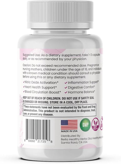 Wildcrafted Sea Moss Capsules | 1950mg BATCG-6 "Heart Complex Advanced Sea Moss Superblend | US-Made, Vegan, Non-GMO, Easy-Swallow (6-Pack)