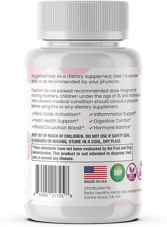 Wildcrafted Sea Moss Capsules | 1950mg BATCG-6 "Heart Complex Advanced Sea Moss Superblend | US-Made, Vegan, Non-GMO, Easy-Swallow (2-Pack)