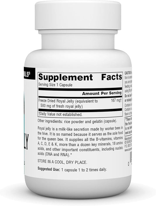Source Naturals Royal Jelly - 500mg - 30 Capsules