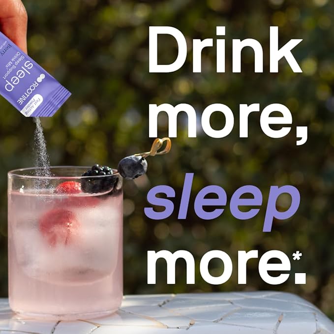 Sleep Supplement, Melatonin-Free Magnesium Calm Powder, GABA, L-Theanine, Myo-inositol, Calm Sleep Drink Mix to Help Relax, Sleep Powder, Magnesium Powder for Sleep, Super Calm Drink Mix 10pk