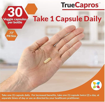 NatureCity True-Capros Amla Fruit Extract Supplement Polyphenol Antioxidant Power Supports Cardiovascular Heart Health (60 Veggie Capsules) Non-GMO Vegan Friendly and Soy Free