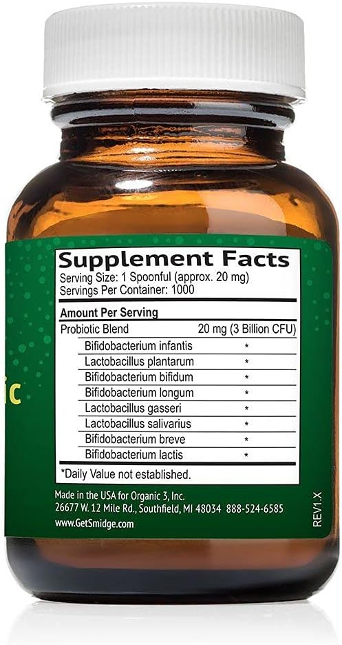 Smidge® Sensitive Probiotic Powder & Dosage Spoon (GutPro®)
