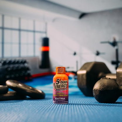 5-hour ENERGY Extra Strength Hawaiian Breeze Energy Shot 1.93oz, 20-Pack – Sugar Free Caffeine Energy Booster with B-Vitamins & Amino Acids – Zero Calorie