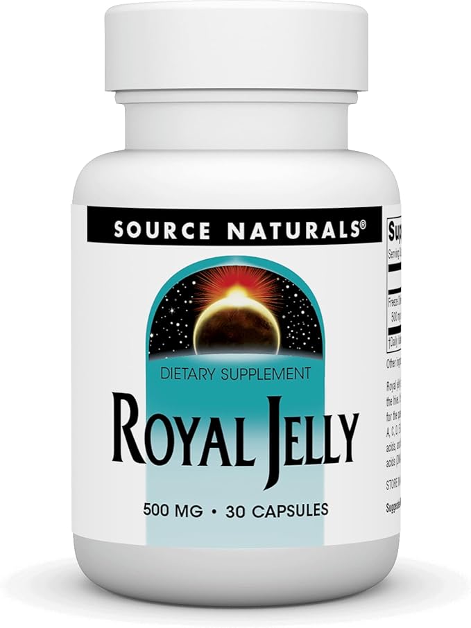 Source Naturals Royal Jelly - 500mg - 30 Capsules