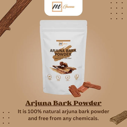 100% Natural Arjuna/Terminalia Arjuna Powder 0.5 LBS / 227 GMS for Health and Skin Care