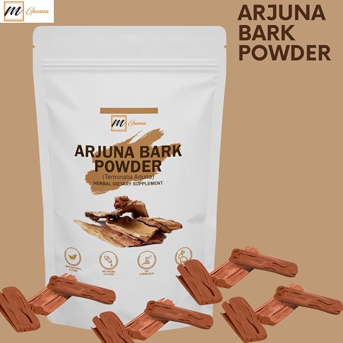 100% Natural Arjuna/Terminalia Arjuna Powder 0.5 LBS / 227 GMS for Health and Skin Care