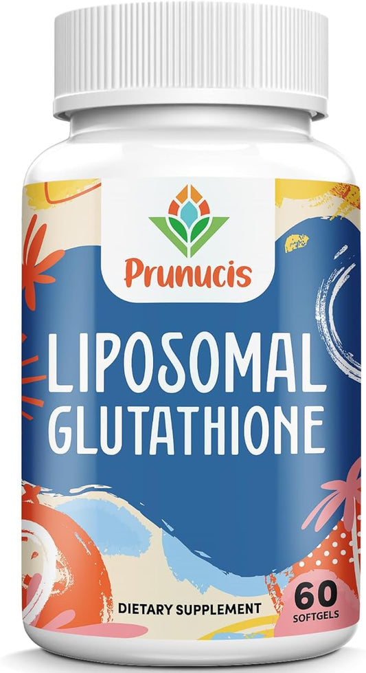 2400MG Liposomal Glutathione, with Vitamin C, Milk Thistle & Alpha-Lipoic Acid, Master Antioxidants, Pure Reduced L-Glutathione - Immune System, Cell Repair, Energy, High Absorption, 60 Softgels