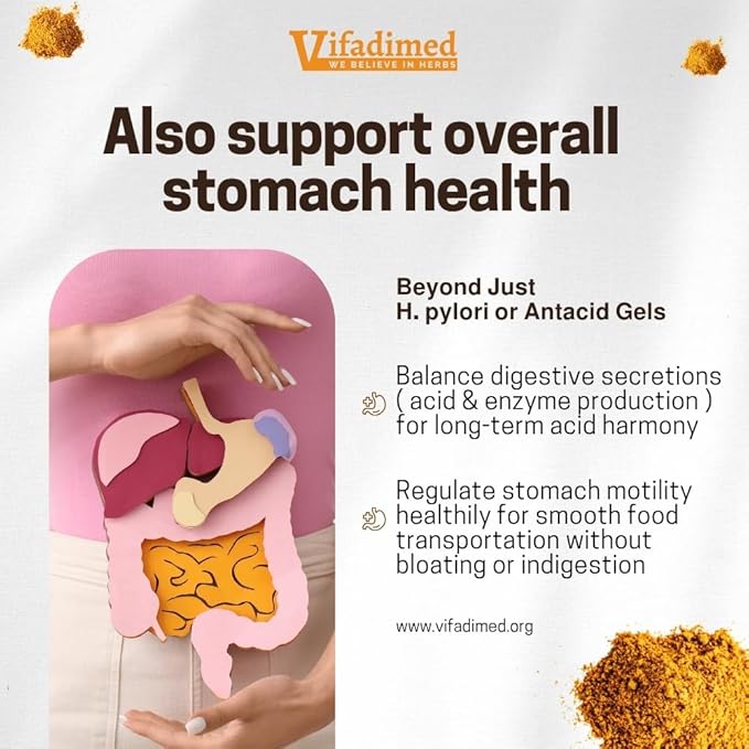 Stomach Plus - for Stomach, Gastritis, Stomach Lining Repair, Acid Reflux, Heartburn, Indigestion, with Galangal, Dong Quai, Cinnamon & Magnolia-90capsules