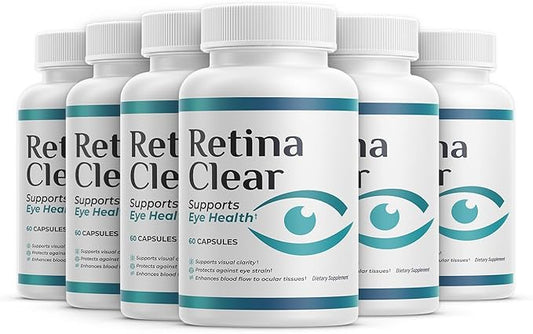 Vision Support Supplement – Eye Health Formula with Lutein, Zeaxanthin, Quercetin, Vitamin A, Zinc, & Bilberry – Supports Visual Clarity, Focus & Eye Fatigue Relief – 6-Pack
