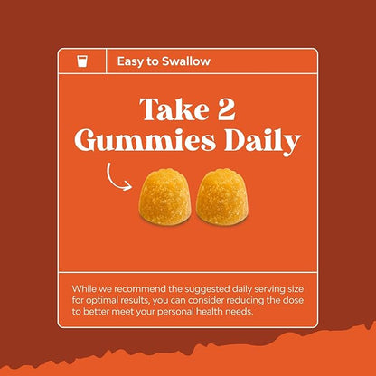 Turmeric Gummies for Adults Peach Flavor - Extra Strength Joint Support Gummies with Turmeric Curcumin with Black Pepper Extract and Ginger - and Ginger Peach Vitamins for Adults