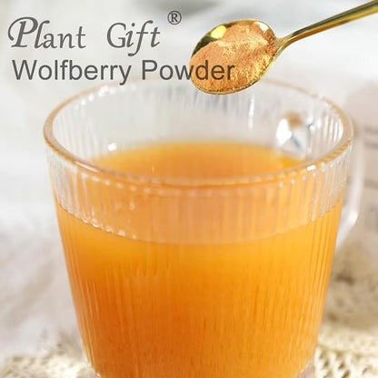 100% Wolfberry Powder 100g/3.52oz 枸杞粉 Goji Flour, Goji Berry Powder For Smoothies, Shakes, Baking & Drinks,| Free from Preservatives