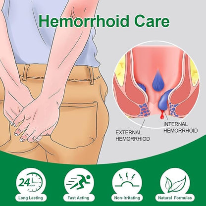 vamy Herbal Hemorrhoid Cream, Hemorrhoid Treatment and Hemorrhoids Cream with Lidocaine 4% and Phenylephrine HCI for Fast Relief of Pain, Swelling, Itching, Burning, Hemorrhoidal Treatment. 2 pc