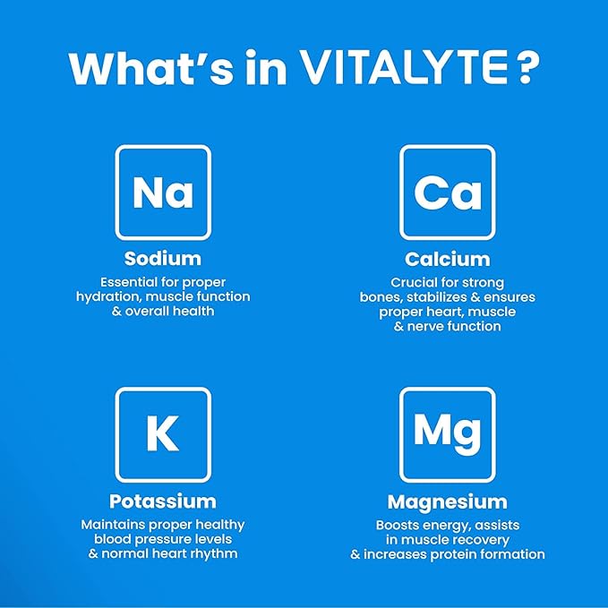 Vitalyte Electrolyte Powder Drink Mix, Isotonic Electrolyte Hydration Mix, Case Pack (6 Pack, Cool Citrus)