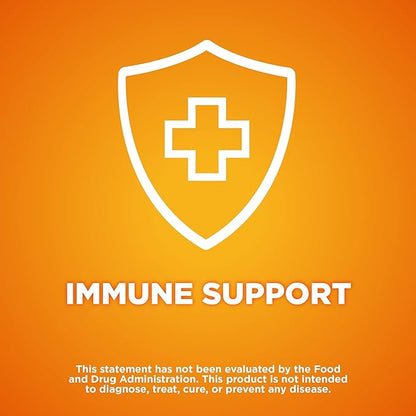 Amazon Basic Care Immune Support Citrus Chew Tablets, 32 Count