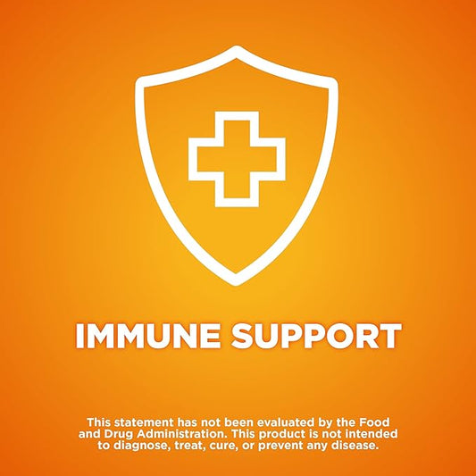 Amazon Basic Care Immune Support Citrus Chew Tablets, 32 Count