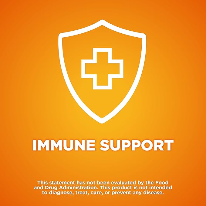Amazon Basic Care Immune Support Citrus Chew Tablets, 32 Count (Pack of 2)