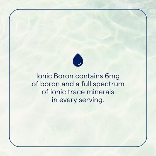 Trace Minerals Ionic Boron - Brain & Bone Support Supplement - Liquid Supplement with Magnesium Aids Healthy Joints & Muscles - Formula Supports Nerve Health & Function - 2 fl oz (About 48 Servings)