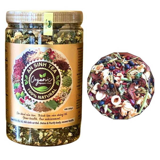 An Sinh Tea Herbal Tea Variety Pack - Liver Detox Tea - Sleep Tea For Bedtime - 60 cups - Non Caffeinated, Relax, Reduce Cholesterol, Migraine, Fatigue, Stress, Promoting Sleep