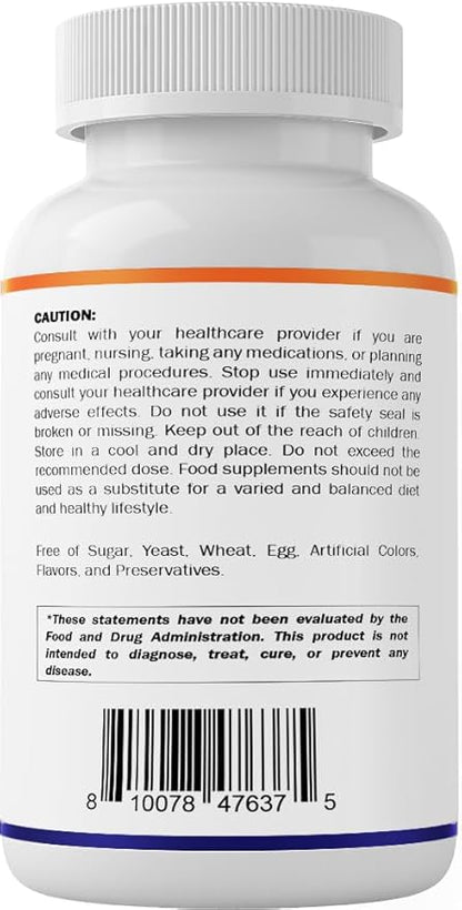 Vitamatic Red Yeast Rice 1200 mg Per Serving - 240 Veg Capsules - Made in The USA - Non-GMO & Gluten Free