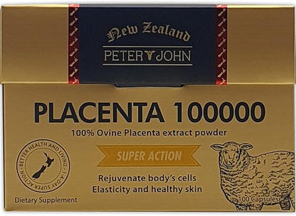 Peter and John 100 Percent Ovine Placenta 100000 100 Capsules (3)