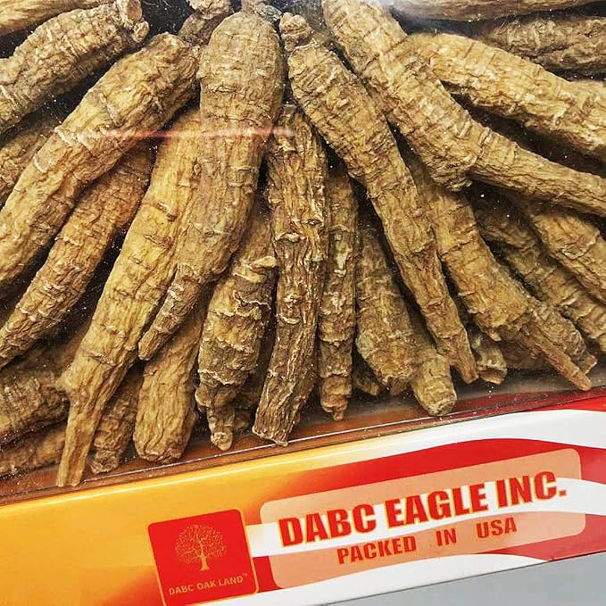 8OZ=227g/Box Hand-Selected American Wisconsin Farmed Ginseng Root | Long Medium 美国长枝西洋参 花旗参 礼盒装 |Cultivated American Wisconsin Ginseng WI 111# Box (8OZ=227g/Box)