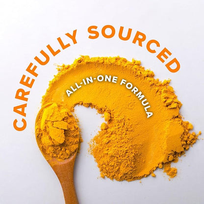 Theracurmin Turmeric Curcumin Supplement, 120 Count, High Absorption Turmeric & Curcumin - Joint Supplement for Men and Women - 42.6X More Bioavailablity