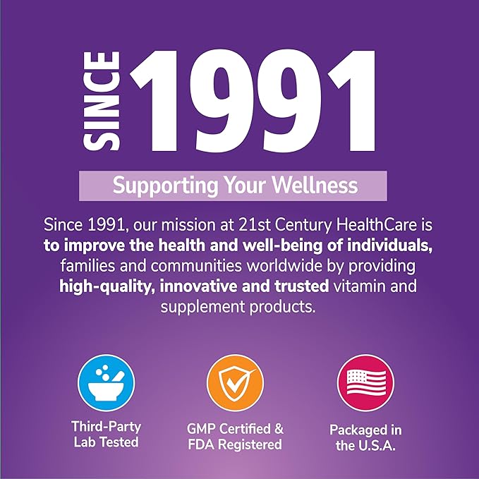 21st Century Melatonin 12 mg Quick Dissolve Max Strength Tablets, (120 Count) Sleep Aid for Adults, Cherry Flavored Sleep Supplement, Gluten-Free, No Artificial Colors or Preservatives