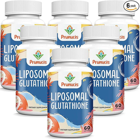2400MG Liposomal Glutathione, with Vitamin C, Milk Thistle & Alpha-Lipoic Acid, Master Antioxidants, Pure Reduced L-Glutathione - Immune System, Cell Repair, Energy, High Absorption, 360 Softgels