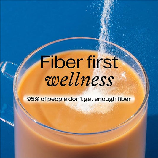 Unflavored Daily Fiber Supplement Powder with Collagen, Probiotics & Electrolytes | Supports Digestive Health, Gut Balance & Debloating, Sugar Free | 30 Servings