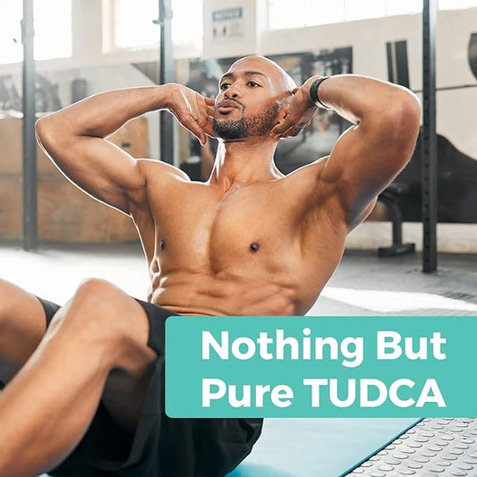 TUDCA Bile Salts Supplement 1000mg - 60 Veggie Capsules,Liver Support Supplement for Detox Cleanse,Gelatin Free