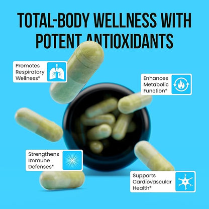 Quercetin 500mg Supplement with Sambucus Elderberry, Bromelain, Vitamin C, Zinc 50mg, & Vitamin D3 5000 IU - Antioxidant & Immune Health Support Zinc Quercetin