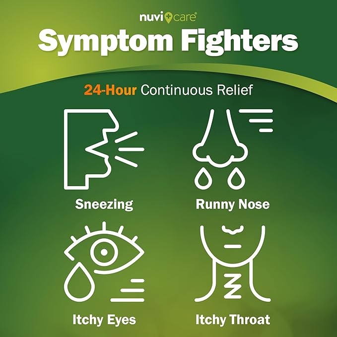 24-Hour Allergy Medicine - Cetirizine Hydrochloride 10mg Tablets - Compare to the Active Ingredient in Zyrtec Antihistamine Meds - Generic Allergy Pills for All Day Allergy Relief (100 Count)