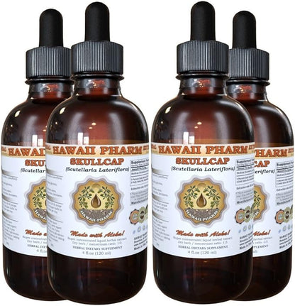 Skullcap (Scutellaria lateriflora) Liquid Extract 4x4 fl.oz