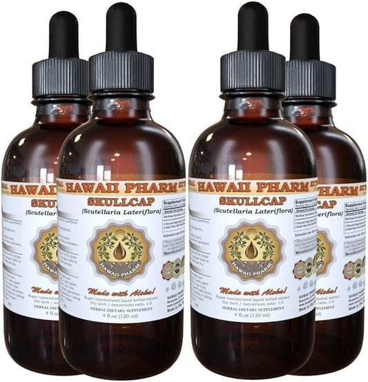 Skullcap (Scutellaria lateriflora) Liquid Extract 4x4 fl.oz
