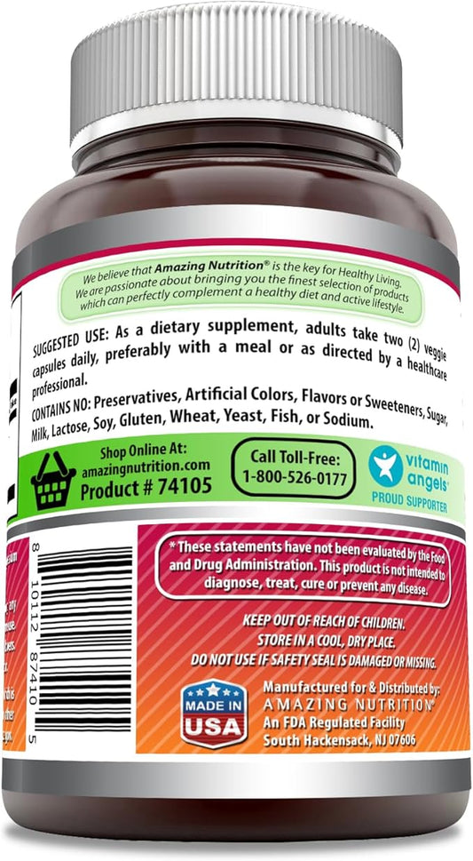 Amazing Formulas Echinacea | 1300 Mg Per Serving | 360 Veggie Capsules | Non-GMO | Gluten Free | Made in USA