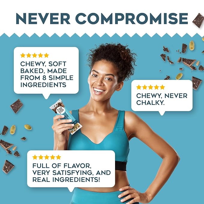 88 Acres Granola Bars | Dark Chocolate Sea Salt | Gluten Free, Nut-Free Oat and Seed Snack Bar | Vegan & Non GMO | 12 Pack
