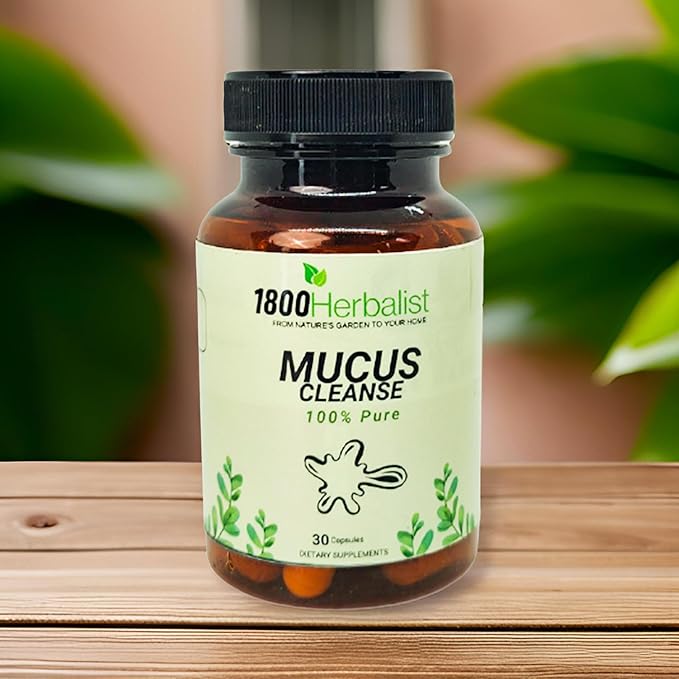 1800Herbalist Mullein Blend with Natural Botanicals for Daily Wellness Support, Plant-Based Capsules with Mullein Extract – 30 Count
