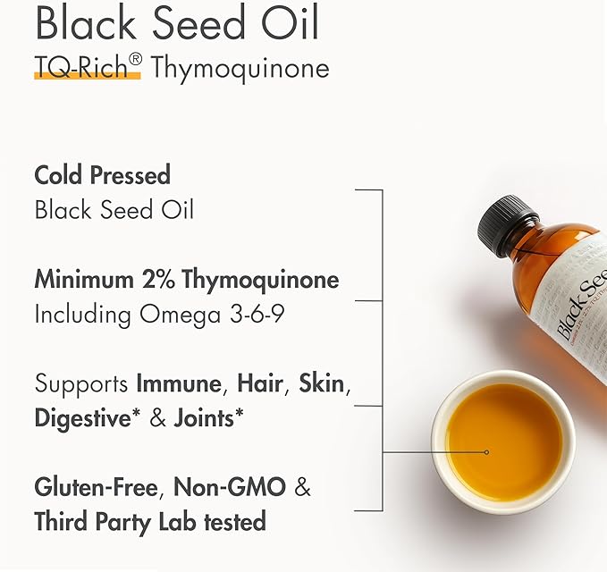 adalin Oil of Oregano with Black Seed Oil | Black Cummin Seed Oil 8.4 fl oz + Oregano Oil 10ml | Nigella Sativa Seed | High Thymoquinone | Cold Pressed | Glass Bottle | Vegan | Gluten Free